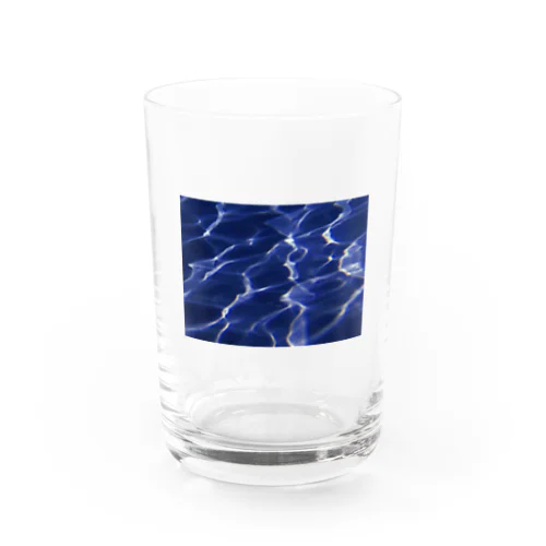 Blue Water Glass