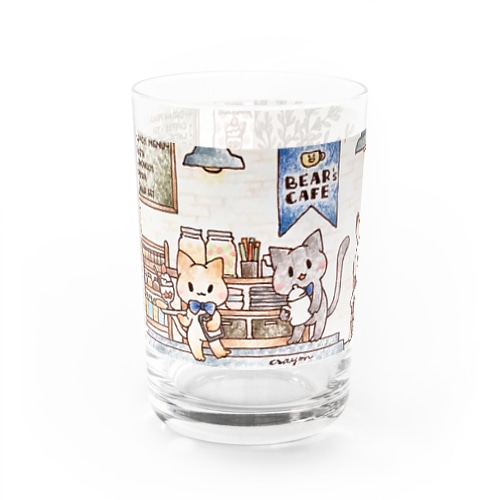 Bear’s cafe の仲間たち Water Glass