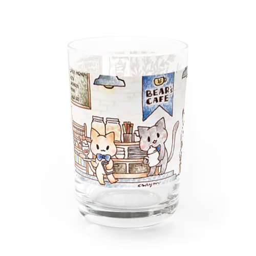 Bear’s cafe の仲間たち Water Glass