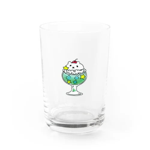 クリームくまさん Water Glass