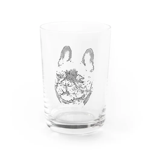 にっこり犬マメ(まんが) Water Glass