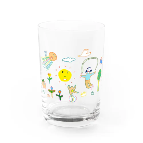 いいおてんき Water Glass