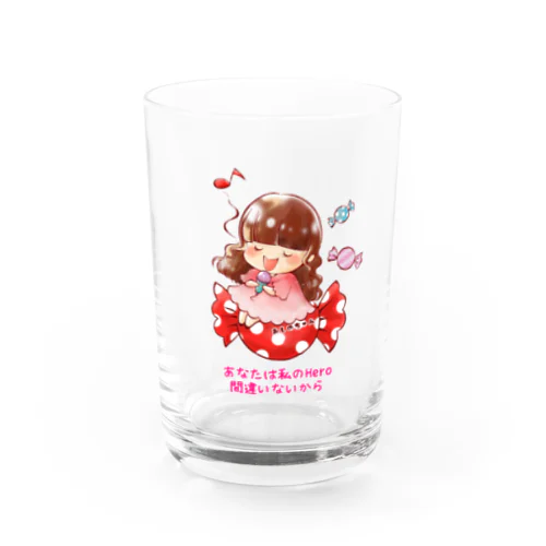 キャンディーおしのちゃん Water Glass