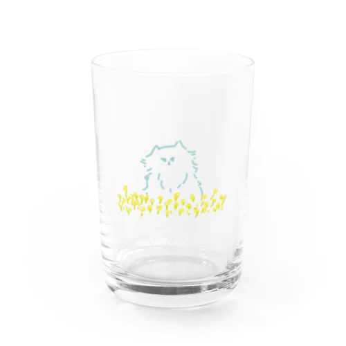 きいろい花畑ねこ Water Glass