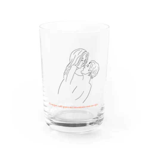 西語プリント 『あなたの瞳』 Water Glass