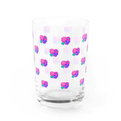 すけべあちゃんカップル総柄グラス Water Glass