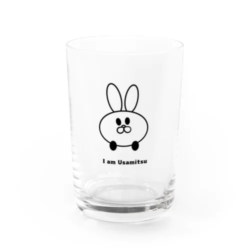 補助輪付きのうさぎ Water Glass