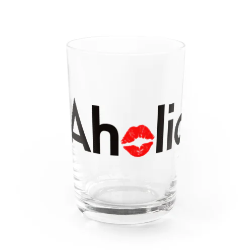 Kiss Aholic Water Glass