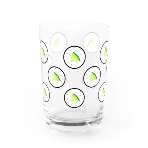 謎需要グラス（かっぱ巻き） Water Glass