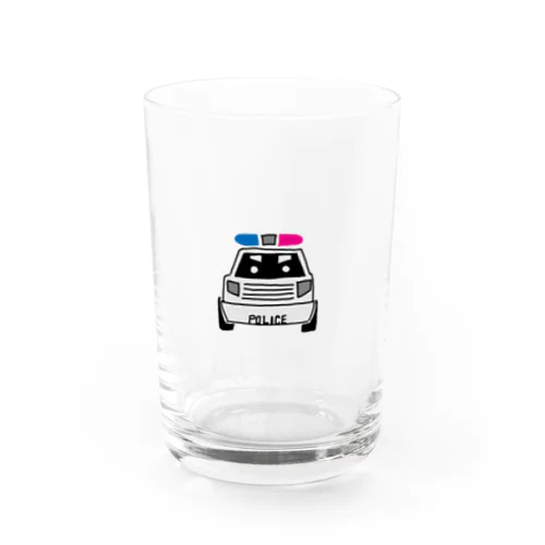 パトカー Water Glass