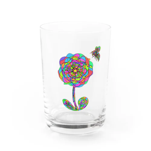 花と蜜蜂 Water Glass