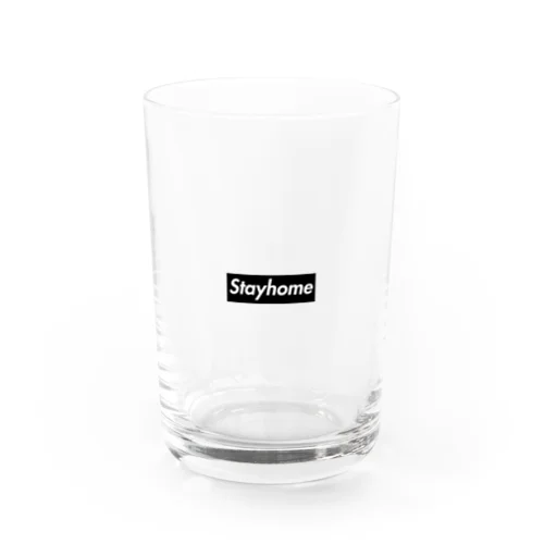 Stayhome・黒 Water Glass