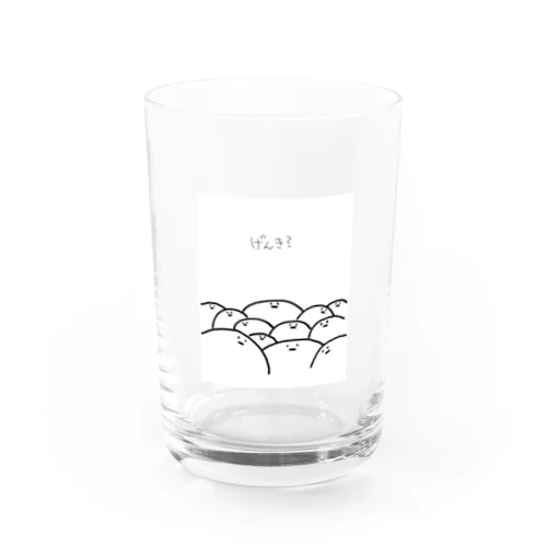 飲むたび問いかけてくるねしこくんグラス Water Glass