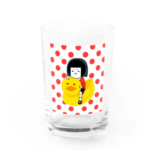 ざしきさん(あひるさんと一緒) Water Glass