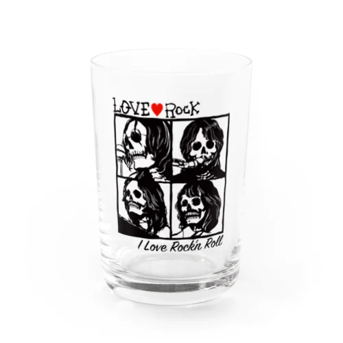 LOVE ROCK Water Glass