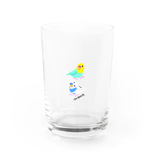 あいらぶセキセイ Water Glass