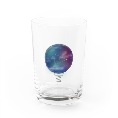 星空 宇宙 夏の大三角形  Water Glass