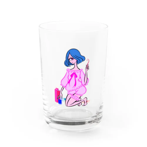 リモート飲み会単眼ちゃん Water Glass