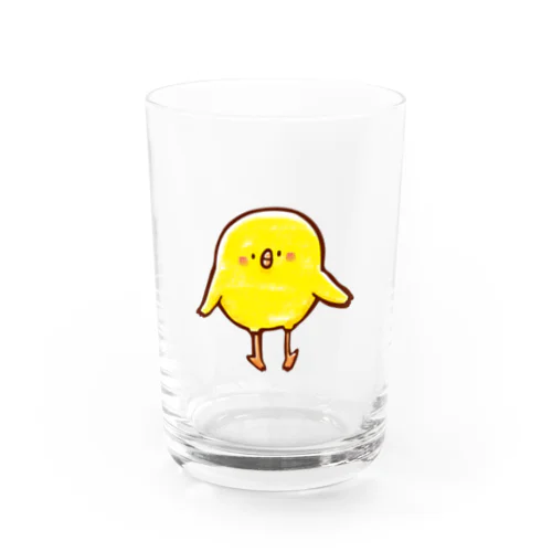 ひよこのひよっこくん Water Glass