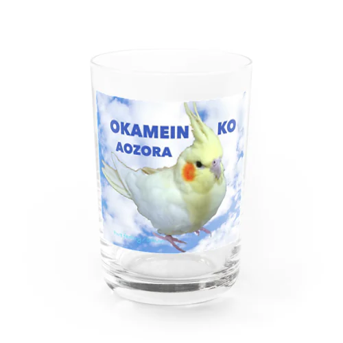 青空オカメインコ Water Glass