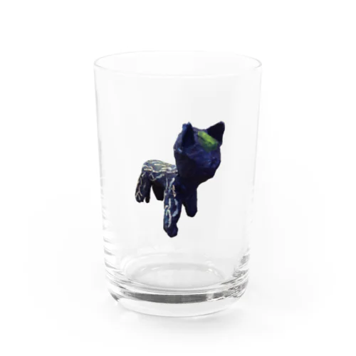 猫のアオくん Water Glass