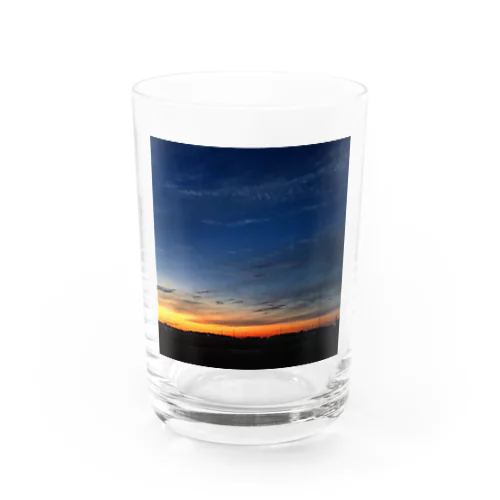 夕焼けこやけ Water Glass