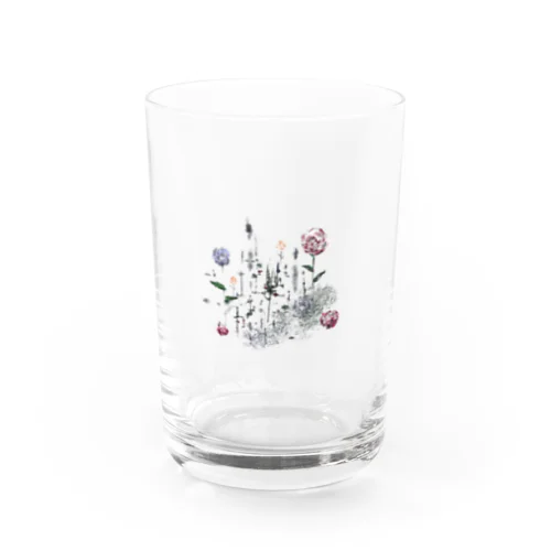 flowers Water Glass