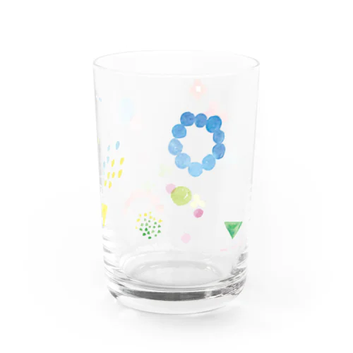 水彩のコップ グラス