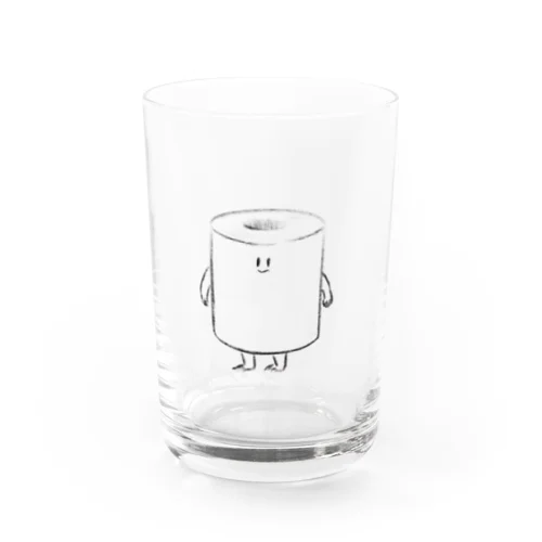 トイレットペーパーくん Water Glass