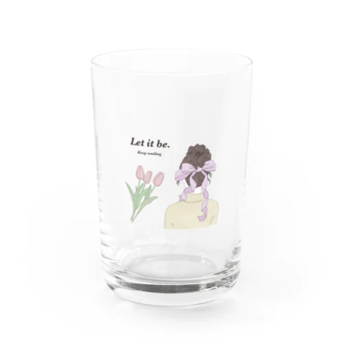 Chia girl  Water Glass