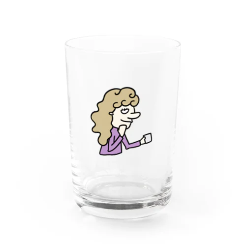 drunk  girl Water Glass