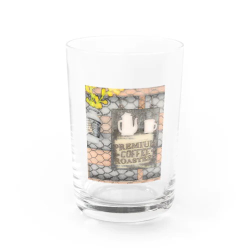 カフェ風クリップボード（イラストタイプ） Water Glass