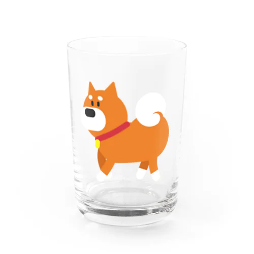 柴犬さんぽ Water Glass