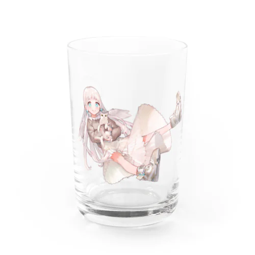 のえるとネコチャン Water Glass