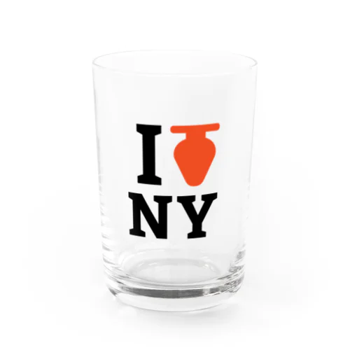 I love NY Water Glass