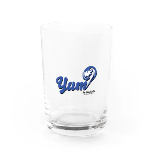 yumオリジナルロゴ Water Glass