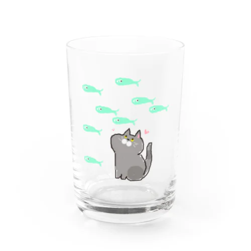 クリア系ﾈｺﾁｬｧﾝ Water Glass