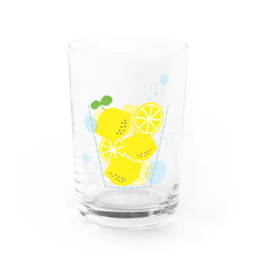 『ぎっしりレモン』 Water Glass