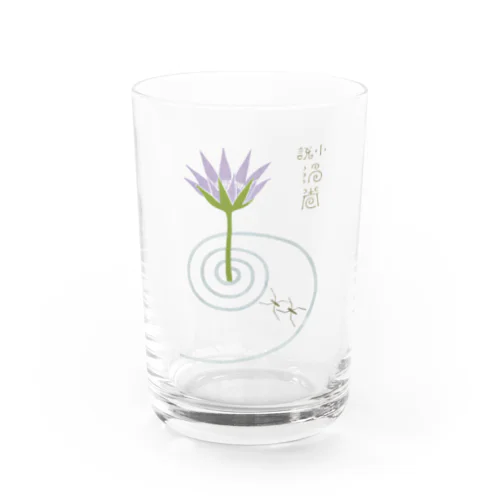 渦巻　（透過） Water Glass