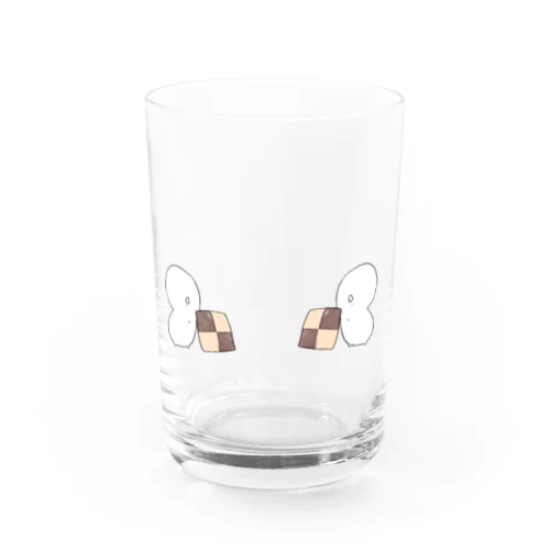 クッキーと Water Glass