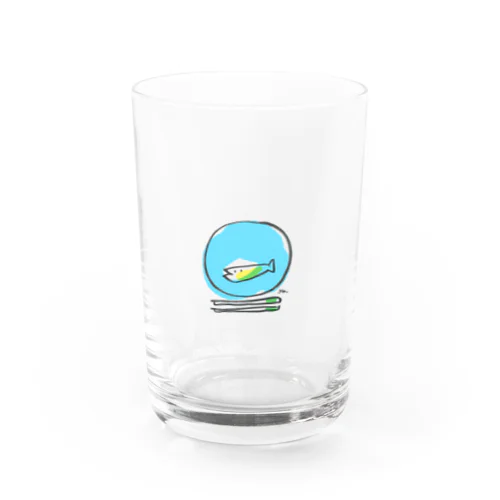 お調子者のネコちゃん Water Glass