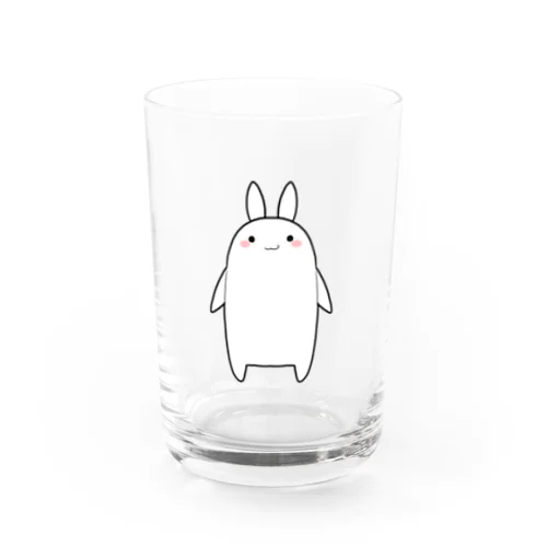 二足歩行うさぎ Water Glass