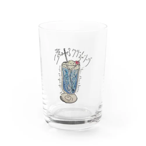 夢見るクリームソーダ Water Glass