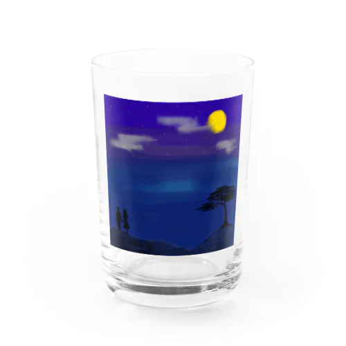 月夜の二人 Water Glass