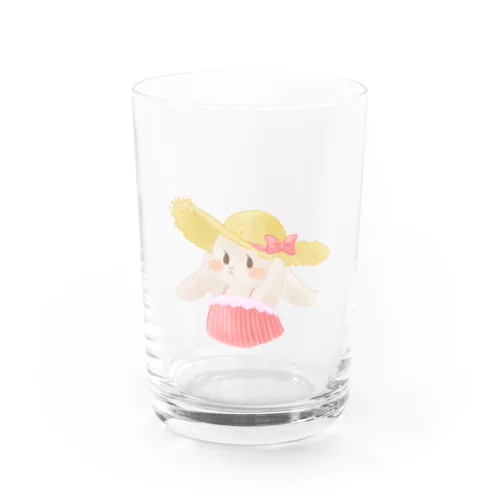 麦わらうさちゃん Water Glass