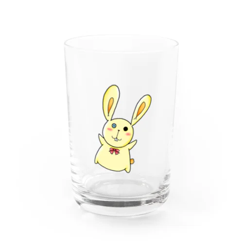 病みカワイイうさぎ Water Glass