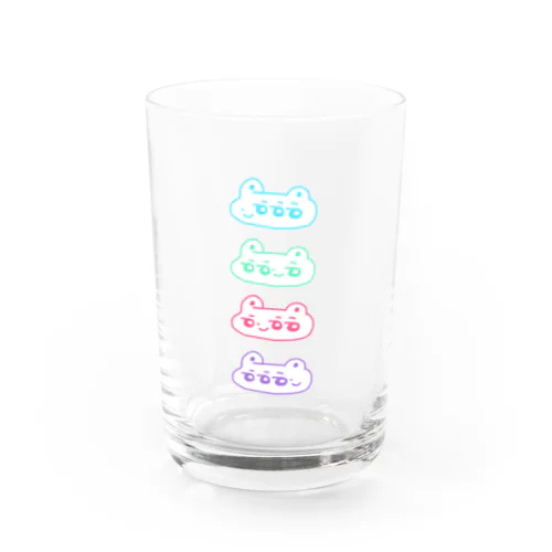 謎のくまめたち Water Glass