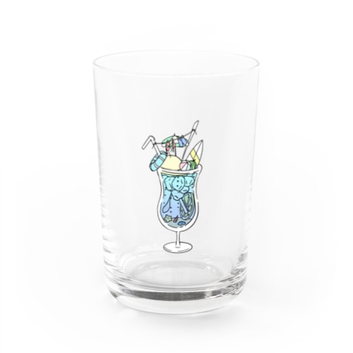 Summer soda  float (simple) Water Glass