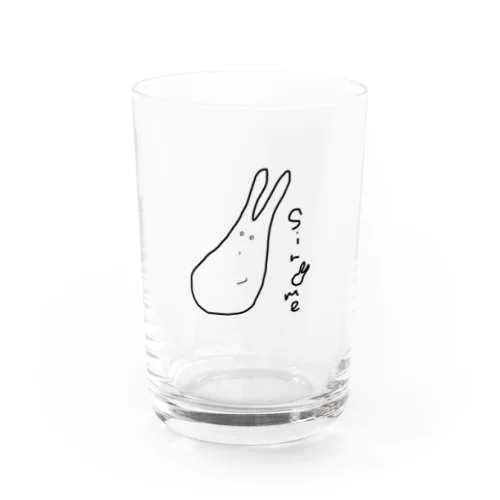 しろめうさぎのコップ Water Glass