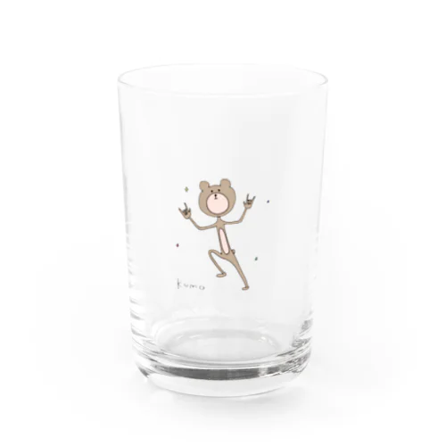 ゆかいな くま シンプル Water Glass